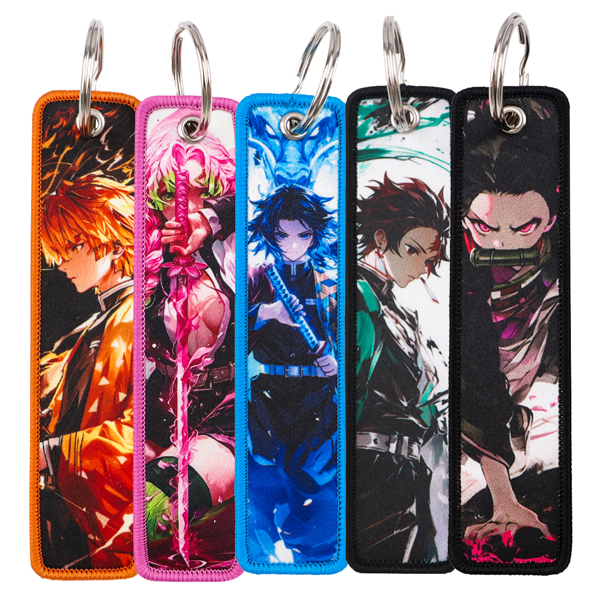 Anime Cosplay Website - Anime Ghost Embroidery Key Fobs Manga
