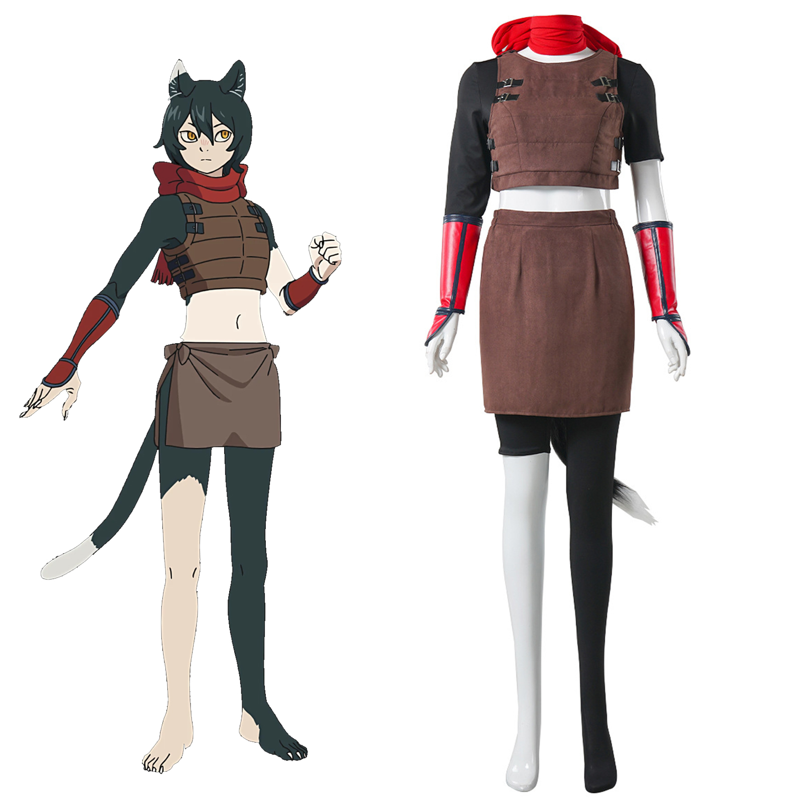 Anime Cosplay Cat - Dungeon Meshi Izutsumi Cosplay Costume Anime