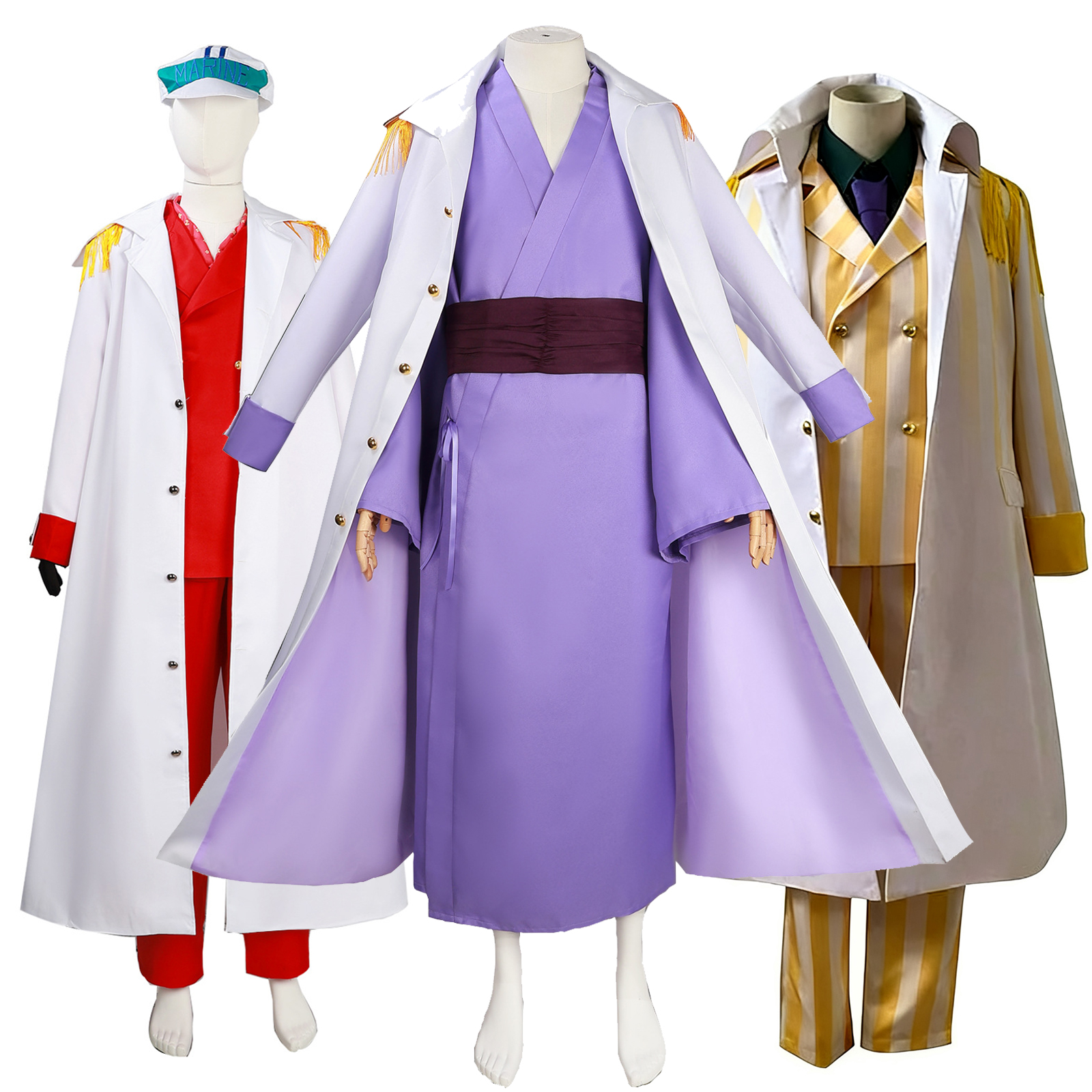 Anime Cosplay Marin - Five Elders Admirals Cosplay Costume Kizaru