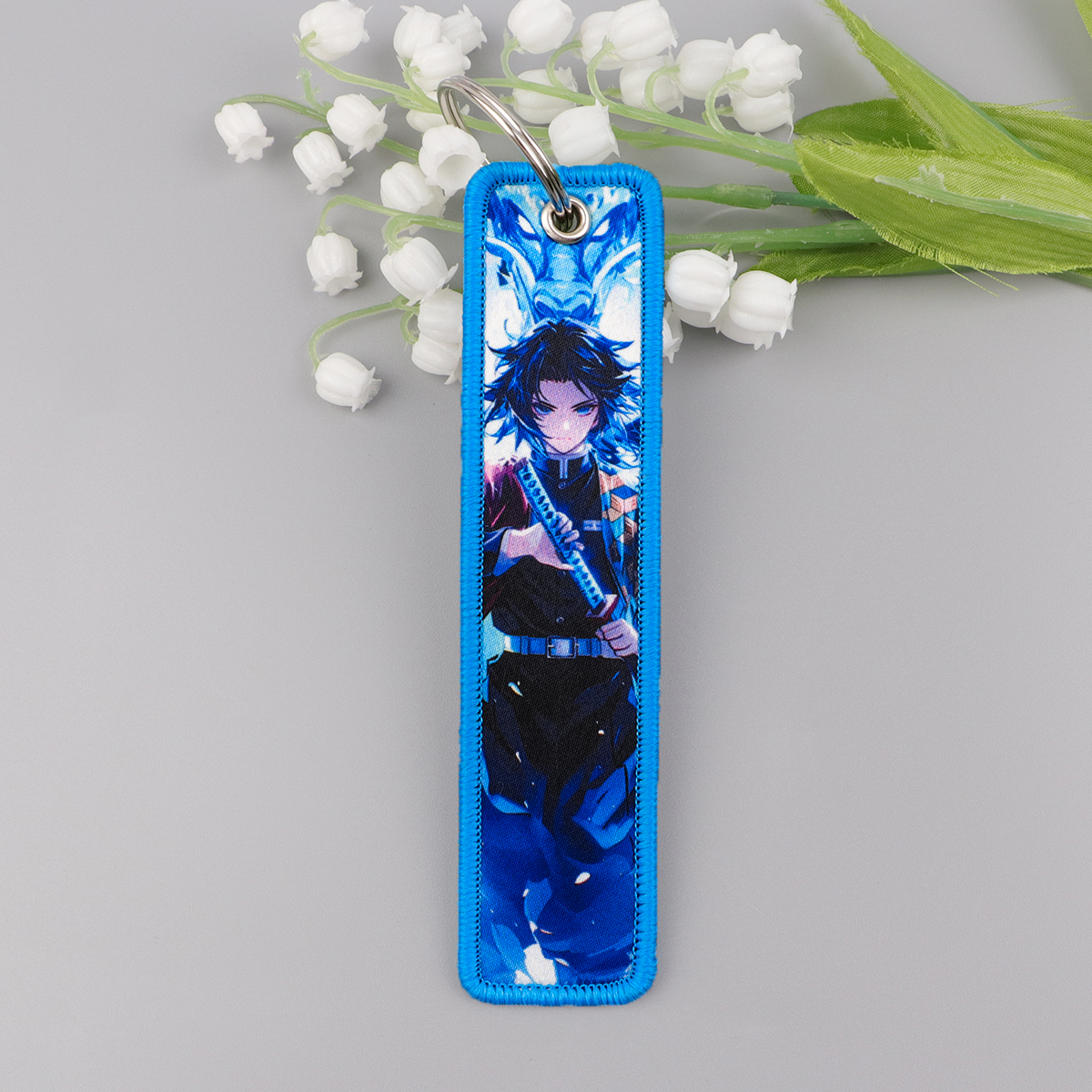 Anime Ghost Embroidery Key Fob - Anime Cosplay Website review and price