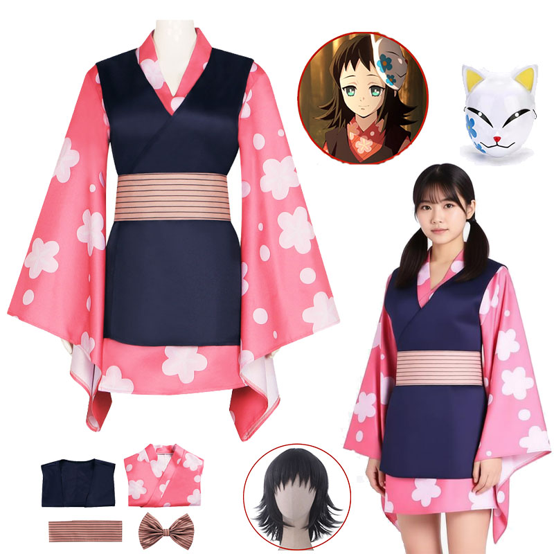 Anime Kimetsu Cosplay Costume  - Anime Cosplay Wig review and price