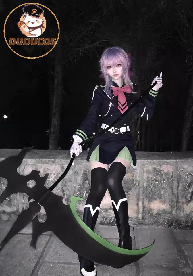 Anime Seraph of The End Shinoa - Anime Cosplay Wig review and price