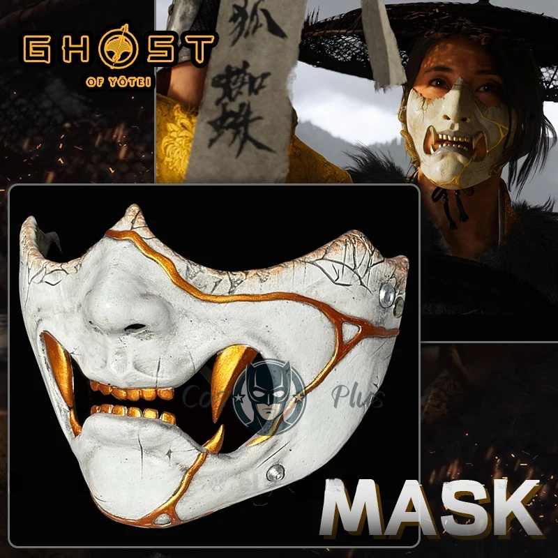 Game Ghost of Yotei Atsu Mask  - Cosplay Anime Female Characters review and price