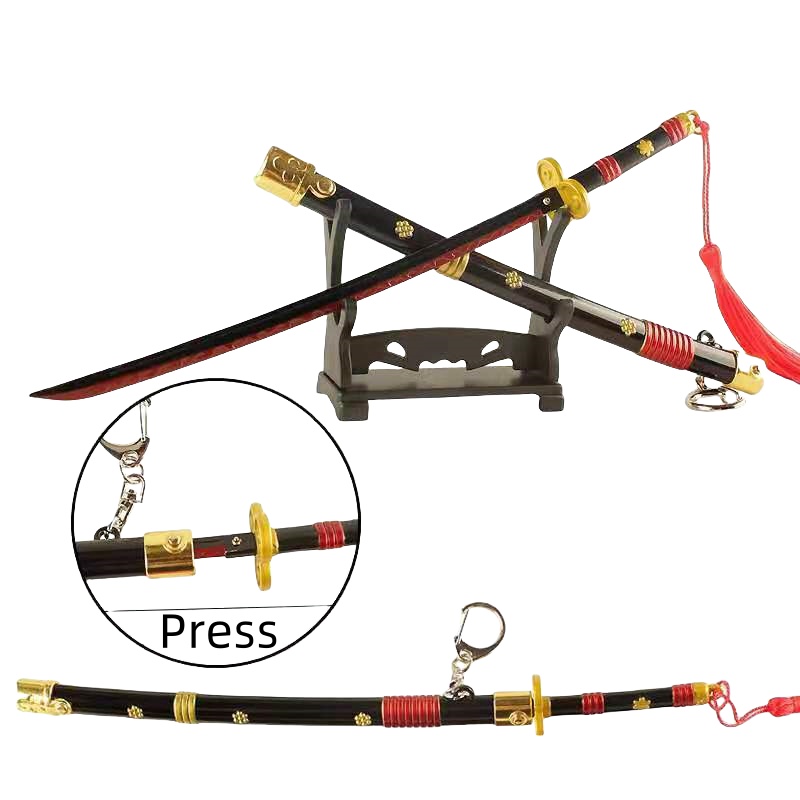 22cm One Piece Katana Swords E - Anime Cosplay Real review and price