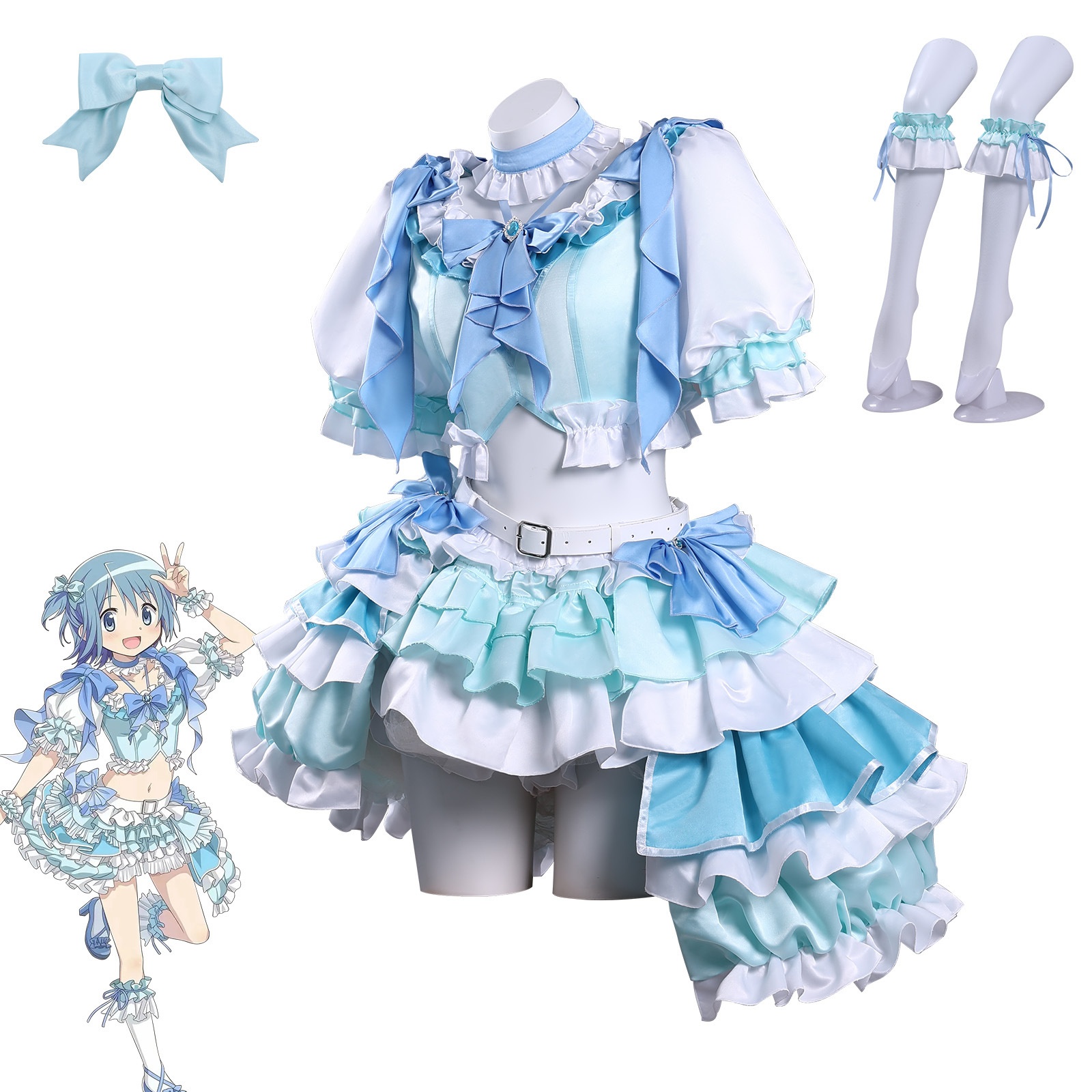 Miki Sayaka Cosplay Costume Wi - Anime Cosplay Diy review and price