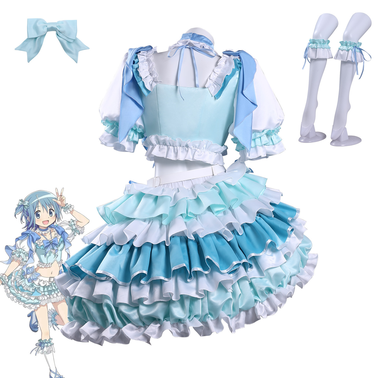 Miki Sayaka Cosplay Costume Wi - Anime Cosplay Diy review and price