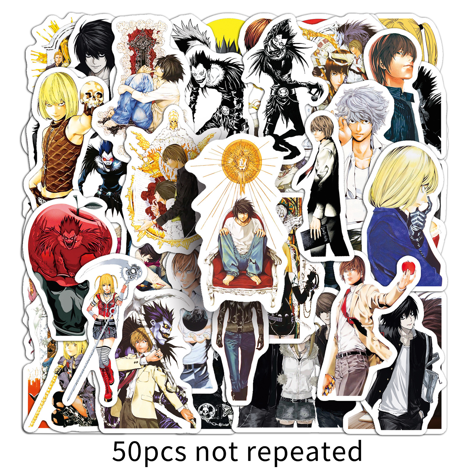 50PCS Death Note Stickers Yaga - Death Note Replica review and price