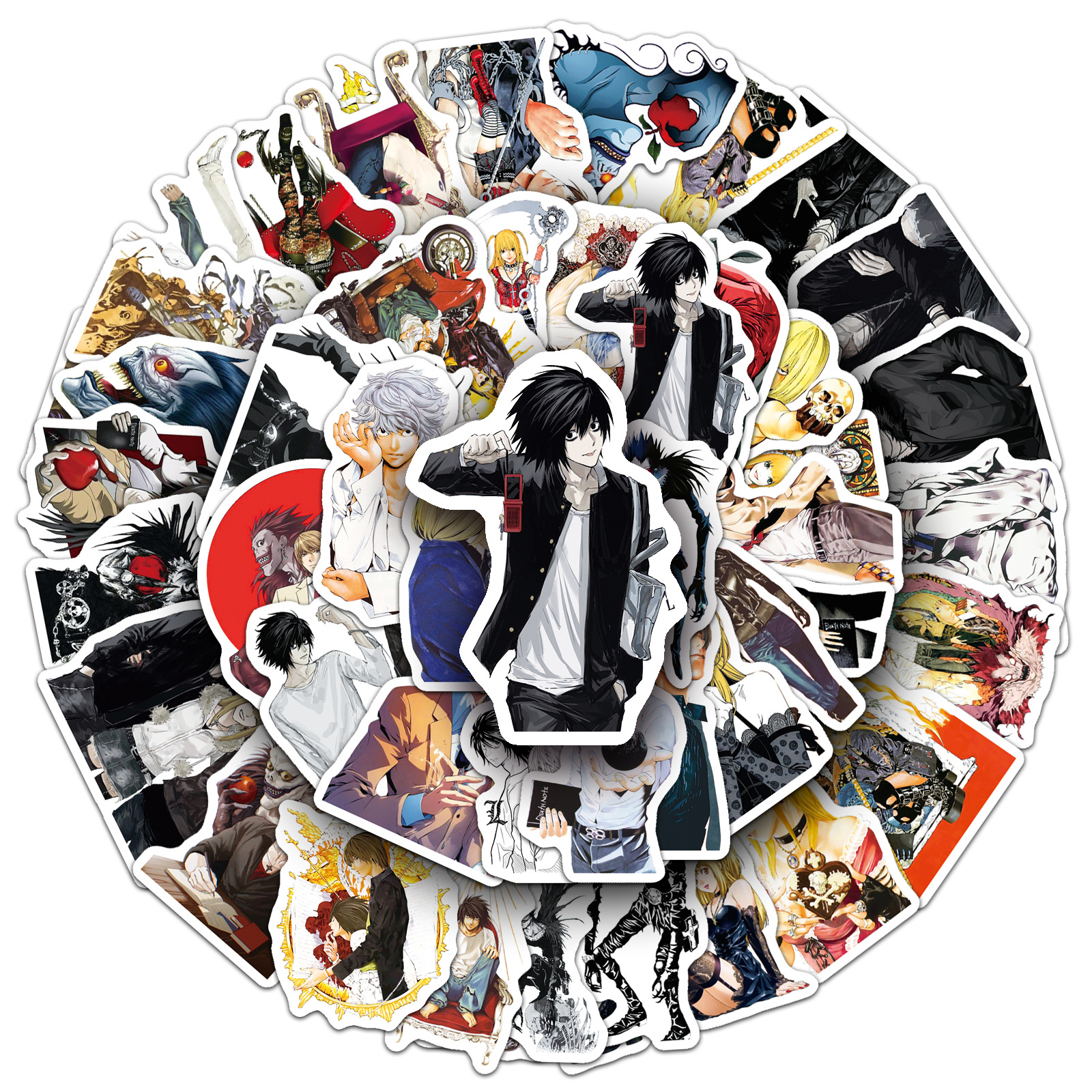 50PCS Death Note Stickers Yaga - Death Note Replica review and price