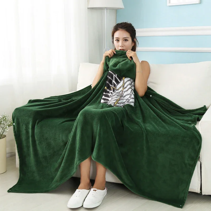 Attack on Titan Blanket Plaid  - Attack Titan Cloak review and price