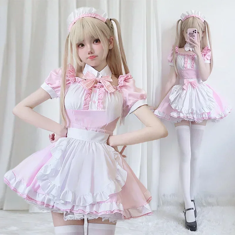 Sweet Cute Cat Lolita Pink Dre - Anime Cosplay Cat review and price