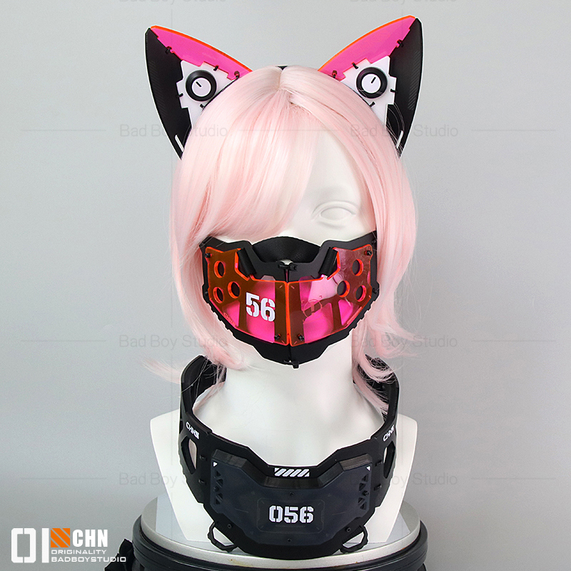 Cyberpunk Cosplay Mask Headban - Anime Cosplay Cat review and price