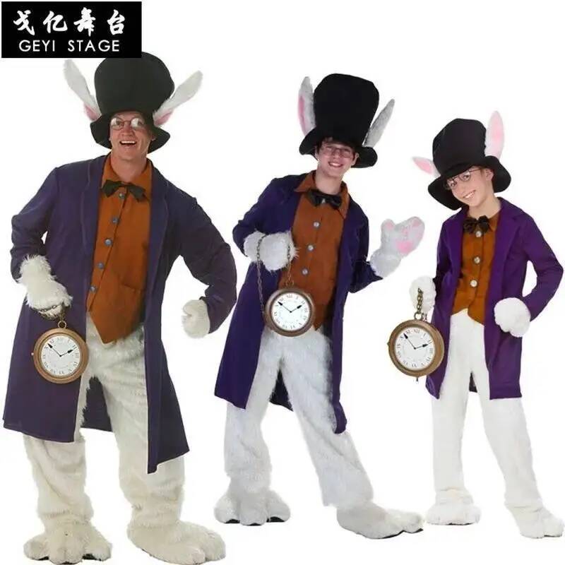 Alice Clothes White Child Rabb - Anime Cosplay Dress For Men review and price