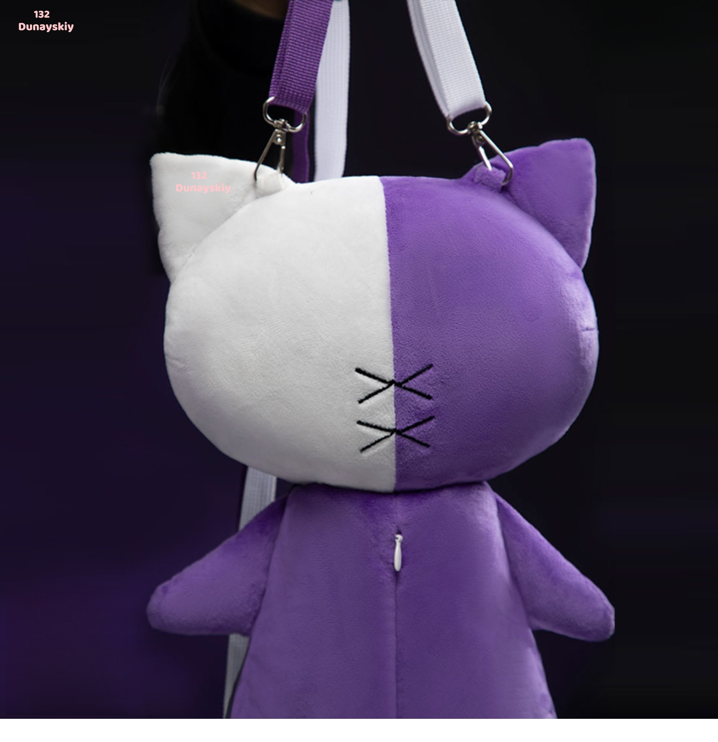 Anarchy Skull Cat Crossbody Ba - Anime Cosplay Cat review and price