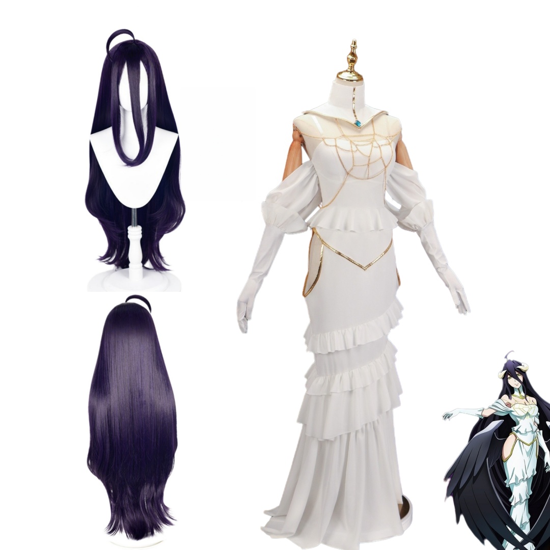 Overlord Arubedo Pure-White De - Anime Cosplay Wig review and price