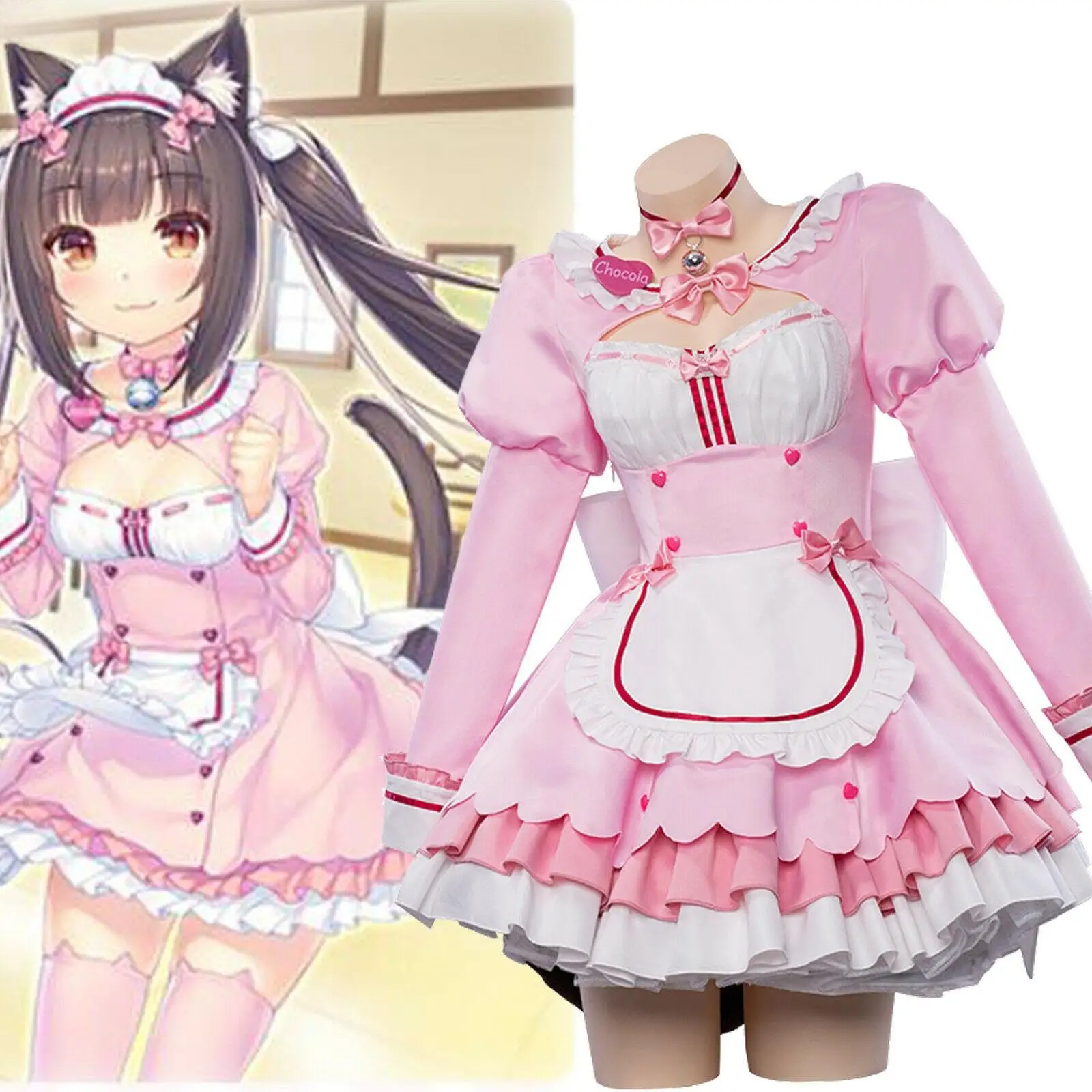 Nekopara Chocolate Cosplay Cos - Anime Cosplay Cat review and price