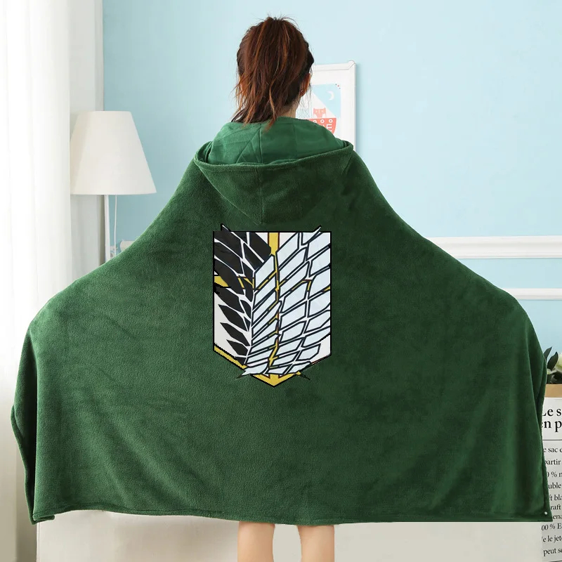 ☆YunCos Green Blanket Cloak Ho - Attack Titan Cloak review and price