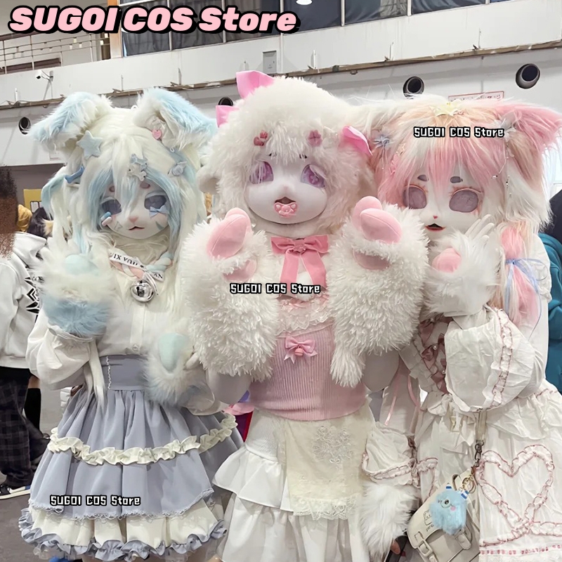 aBcSCS*Fursuit Head Kigurumi C - Anime Cosplay Cat review and price