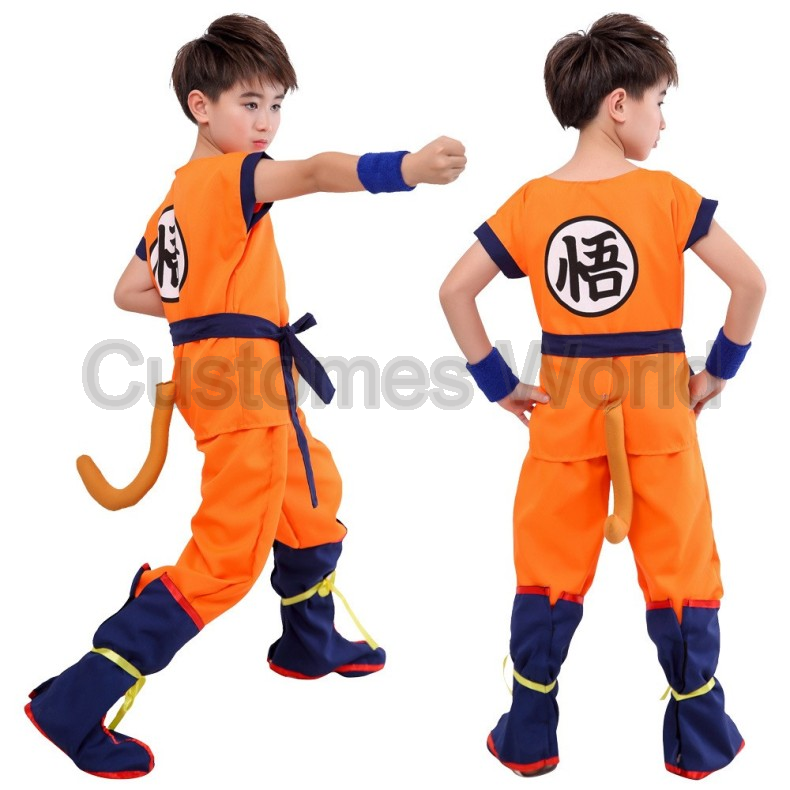 Boys Girls Halloween Son Goku  - Anime Cosplay Dress For Men review and price
