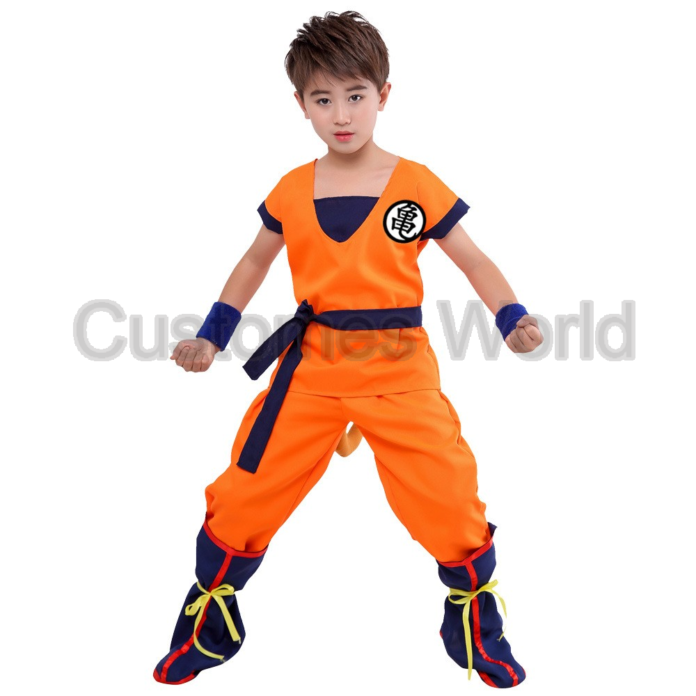 Boys Girls Halloween Son Goku  - Anime Cosplay Dress For Men review and price