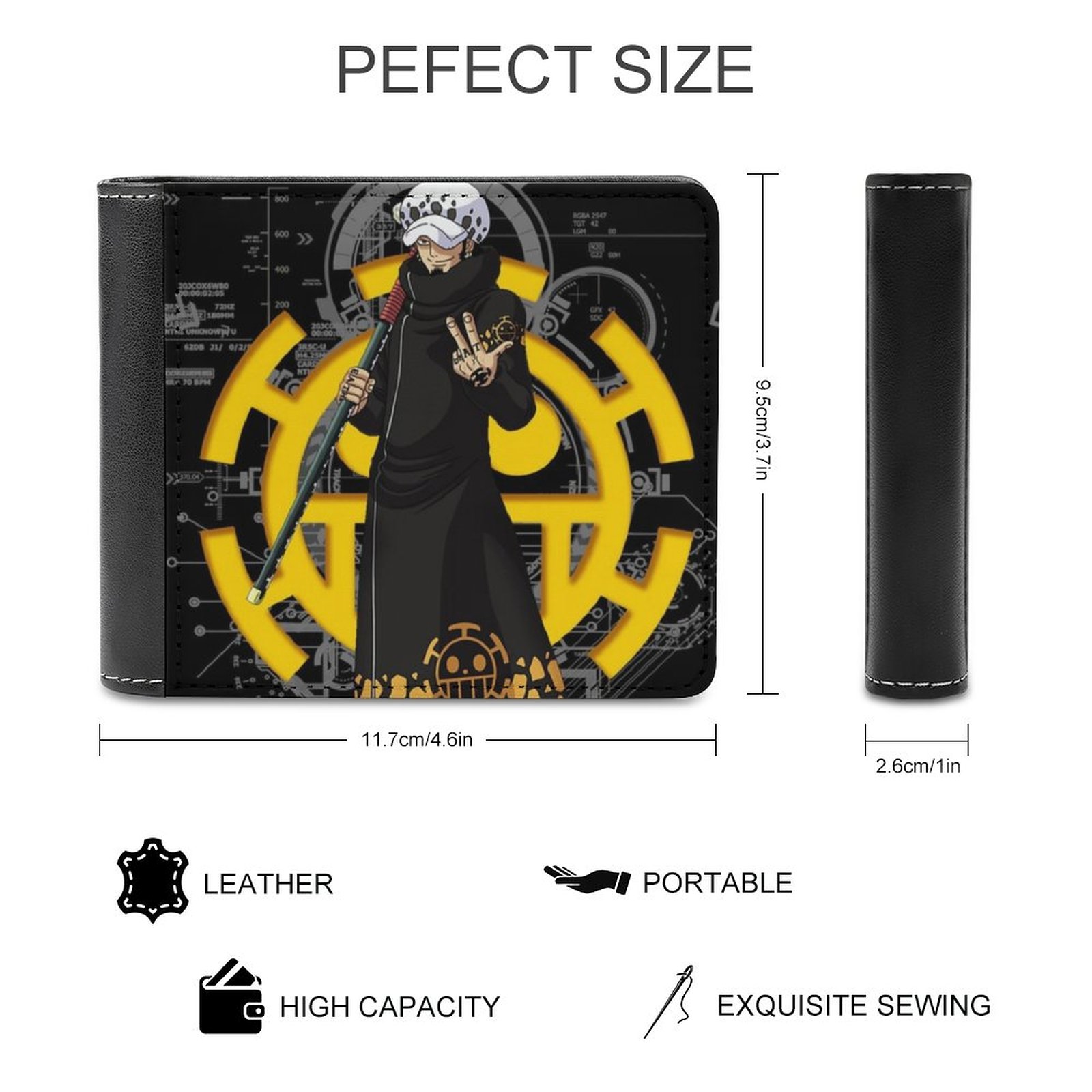 Trafalgar Law Men Wallet Pu Le - Death Note Replica review and price
