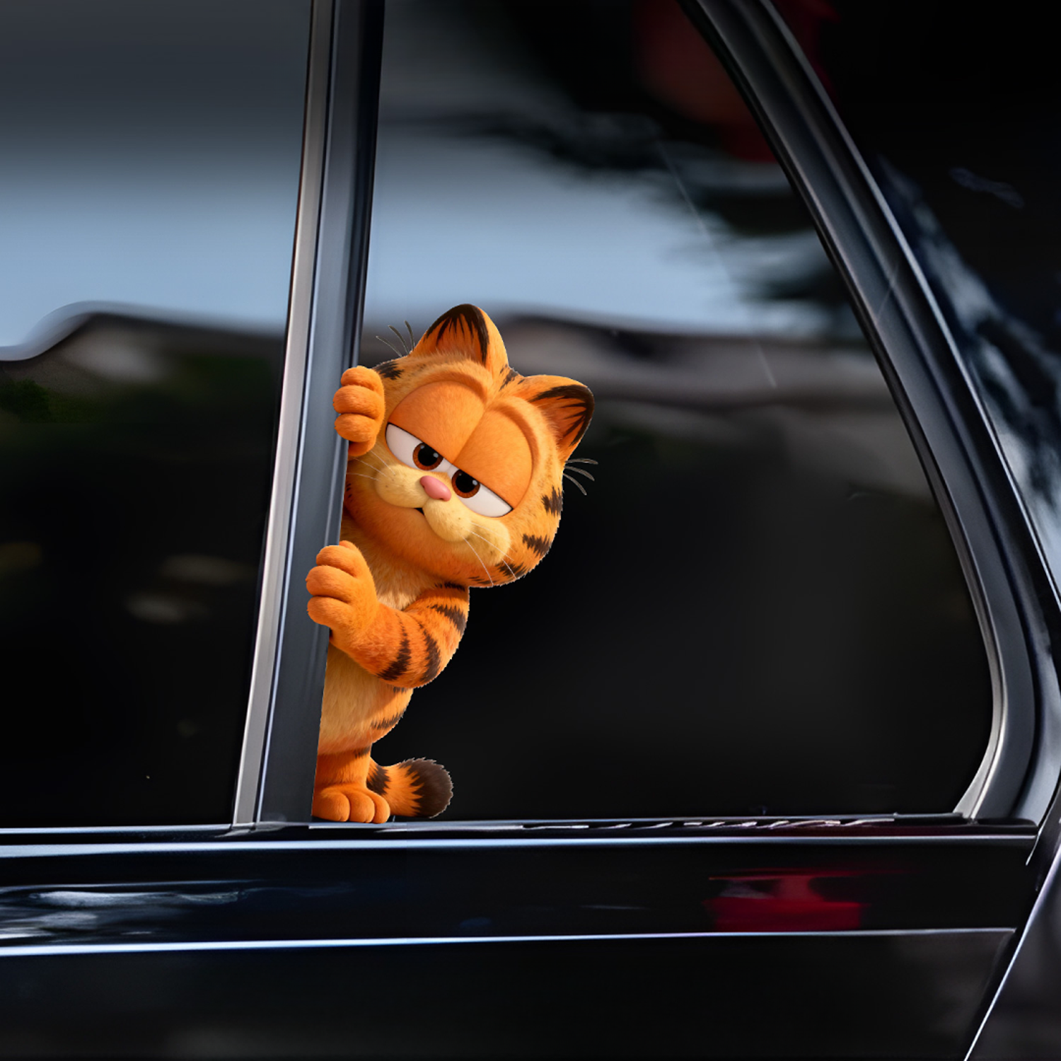 Cute Garfield Cartoon Vinyl St - Anime Cosplay Cute review and price