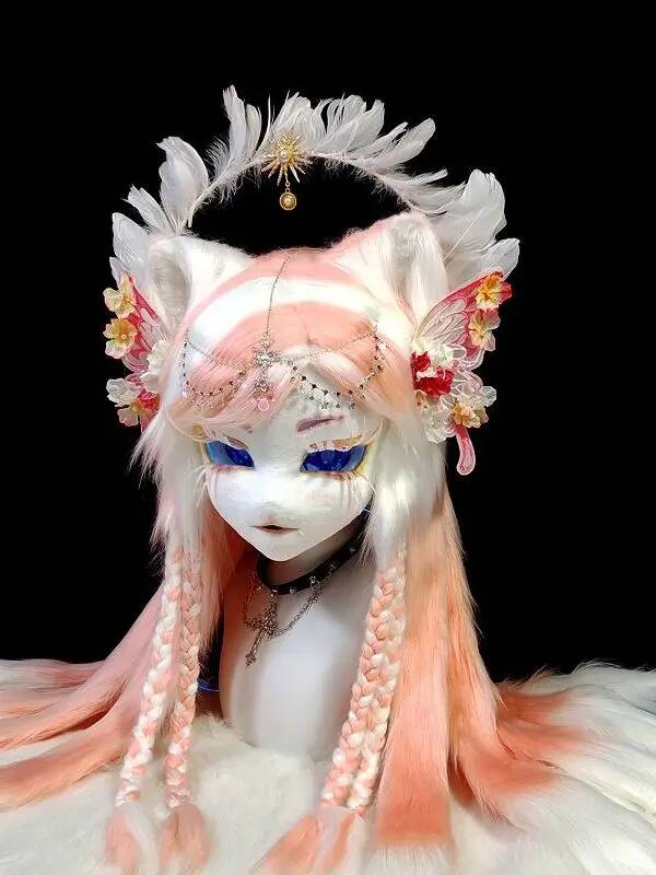 Handmade Kig Fursuit Head, Cut - Anime Cosplay Cat review and price