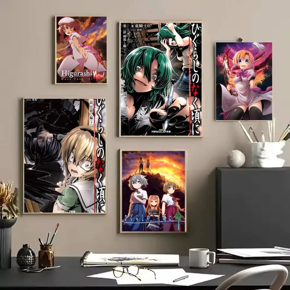 Anime H-Higurashi When They Cr - Anime Cosplay Wallpaper review and price