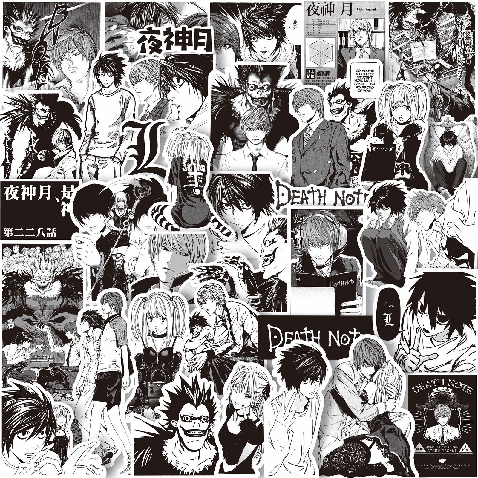 65pcs Death Note Cartoon Stick - Death Note Replica review and price