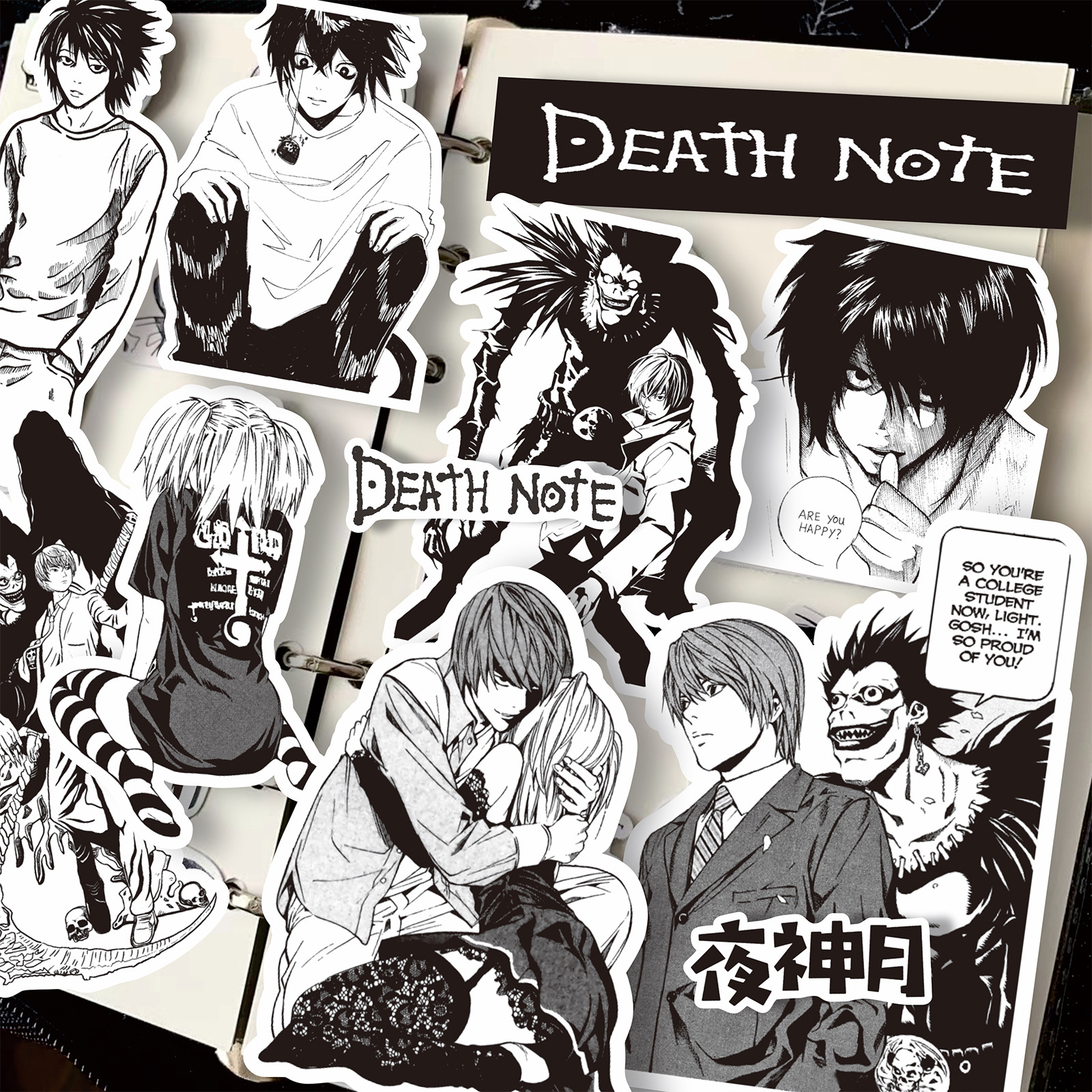 65pcs Death Note Cartoon Stick - Death Note Replica review and price