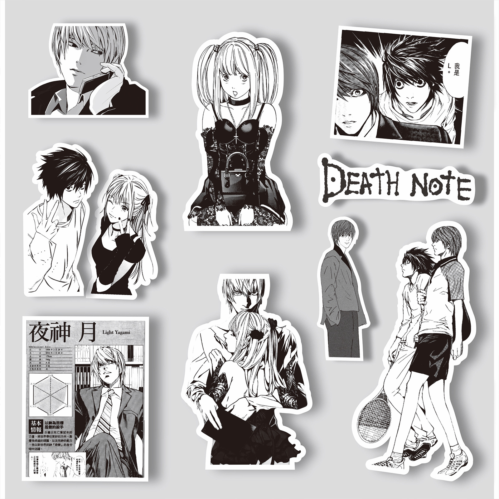 65pcs Death Note Cartoon Stick - Death Note Replica review and price