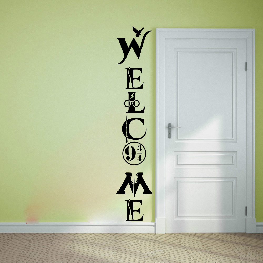Large Welcome Harr Y Door Wall - Anime Cosplay Wallpaper review and price