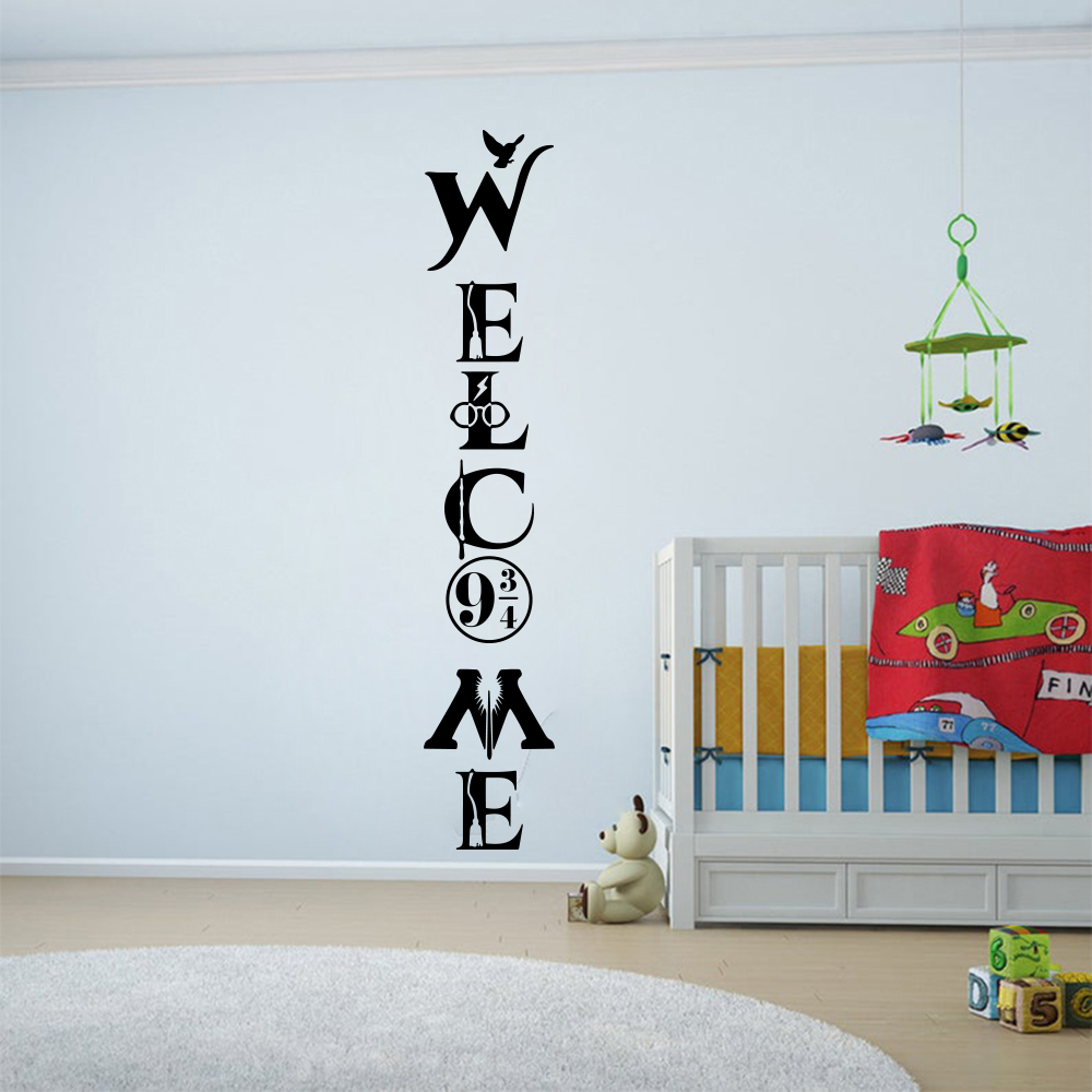 Large Welcome Harr Y Door Wall - Anime Cosplay Wallpaper review and price