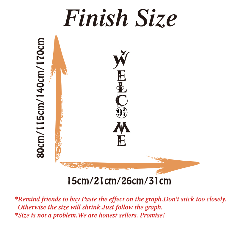 Large Welcome Harr Y Door Wall - Anime Cosplay Wallpaper review and price